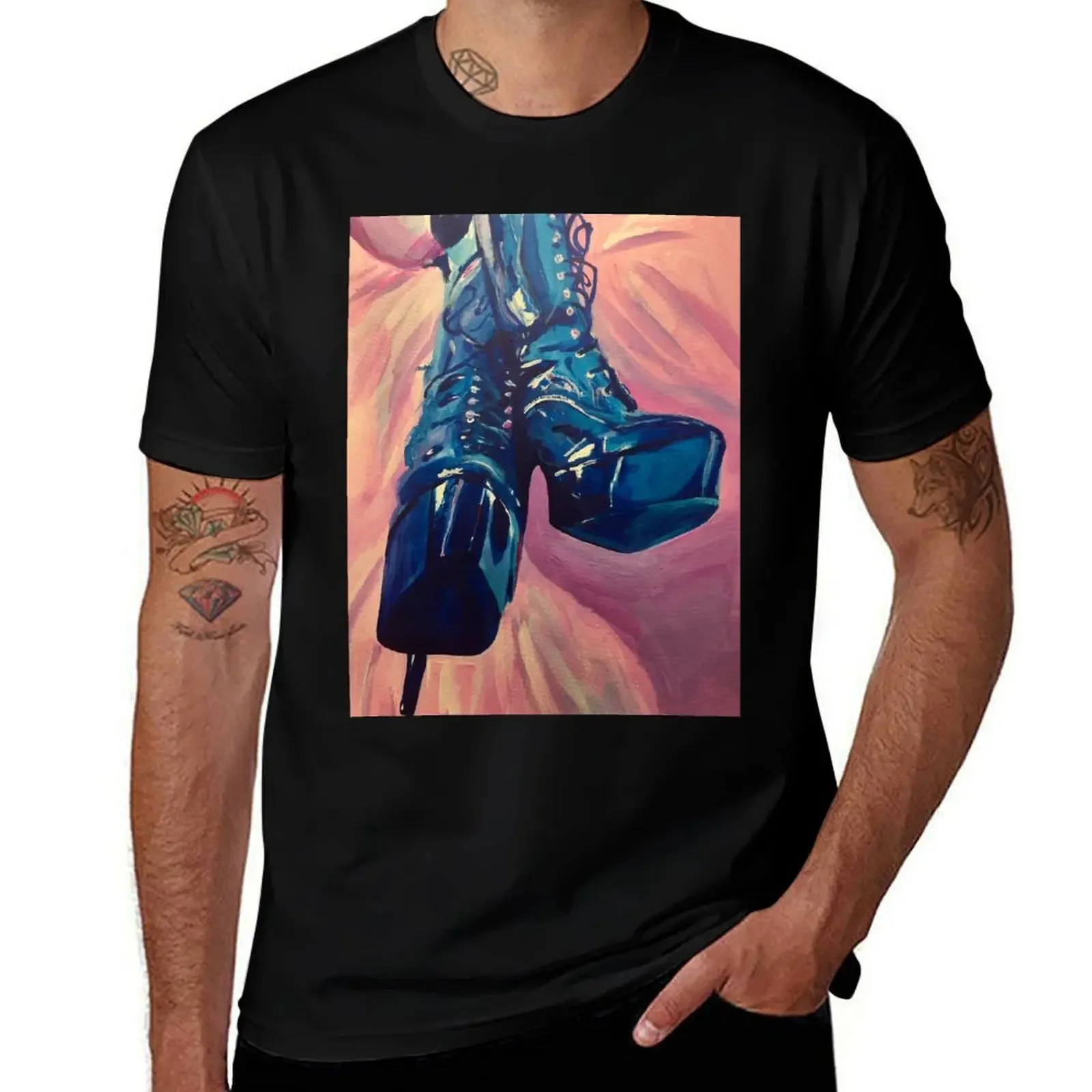 

Saturn’s boots T-Shirt Anime t-shirt football t shirt street wear T-shirts oversize tee shirts for men