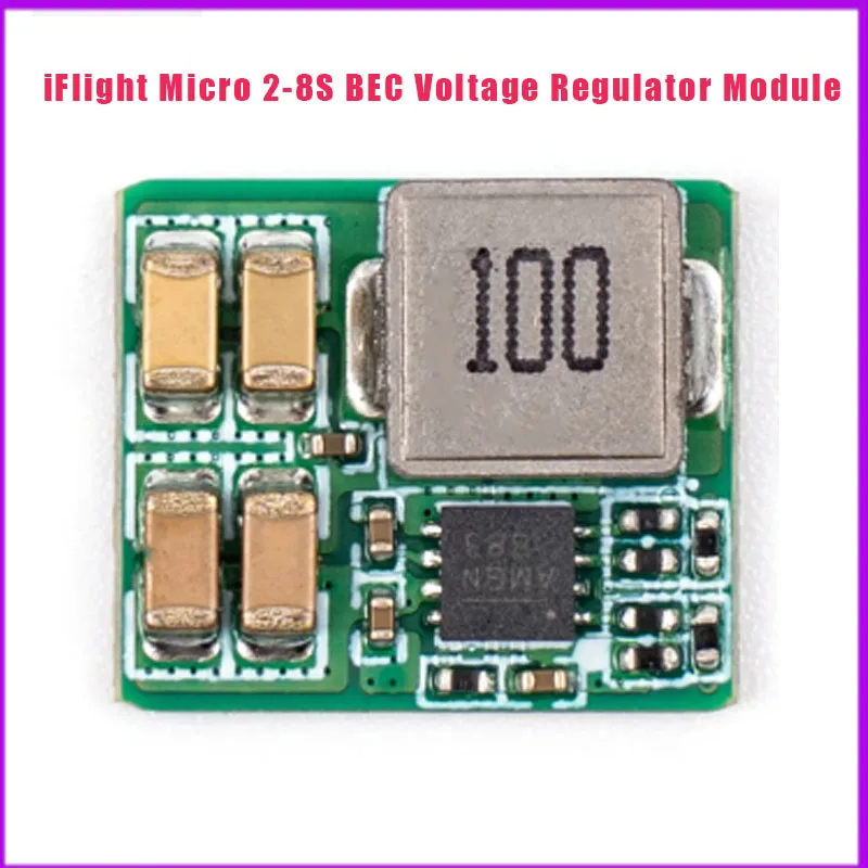 iFlight Micro 2-8S BEC Voltage Regulator Module 5V/12V Output 6V-35V Input Step-down Switch Mode for RC FPV Racing Freestyle