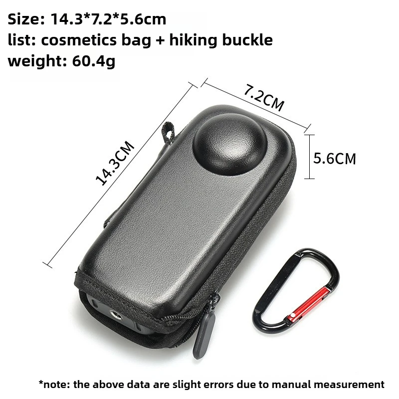 

For Insta 360 X4 Sports Camera Accessories Storage Case Anti-Scratch Shock Absorption Protection Carry Bag