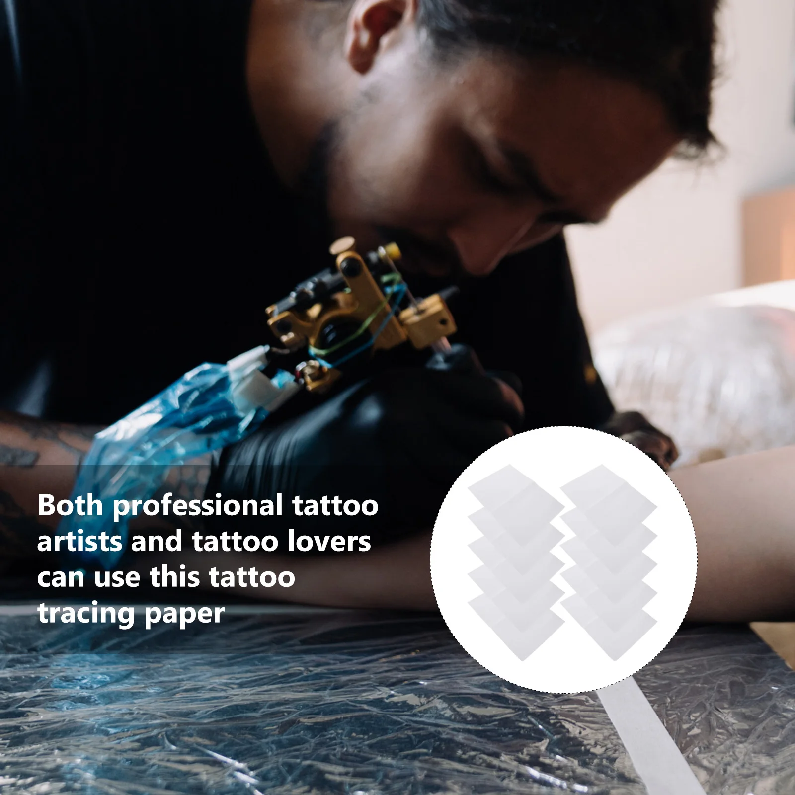 

25pcs Tattoo Tracing Paper Pattern Transfer Drawing Material Stencil Supplies Accessories Body Art Design Tools