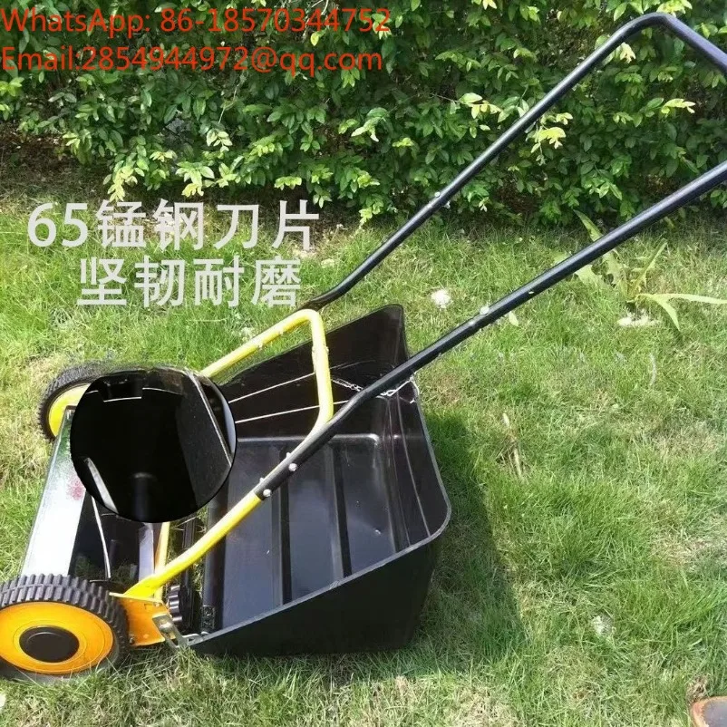 Manual Garden Grass Trimmer Small Non‑power Lawn Mower Weeding Cutter for Household Lawn Trimming