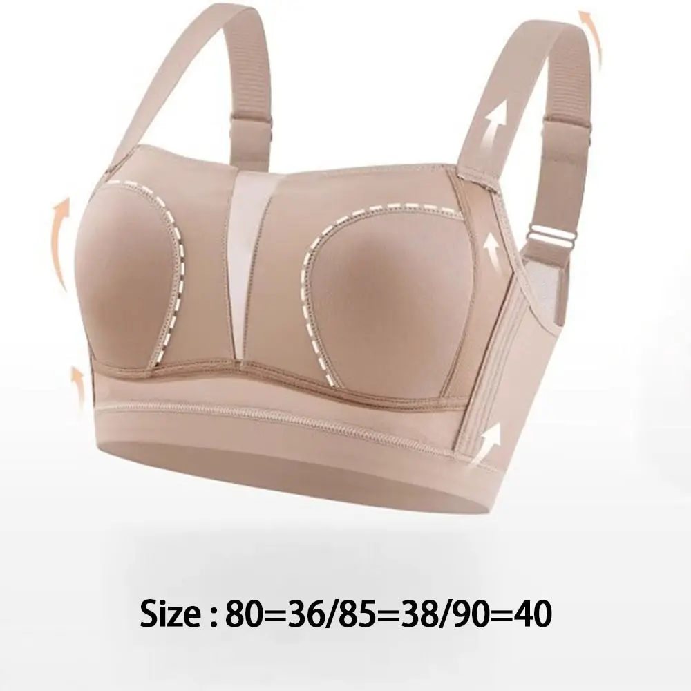 حمالات صدر مريحة قابلة للتنفس، صدرية كبيرة مضادة للترهل، مقاس كبير، حمالة صدر قابلة للتعديل للنساء للارتداء اليومي