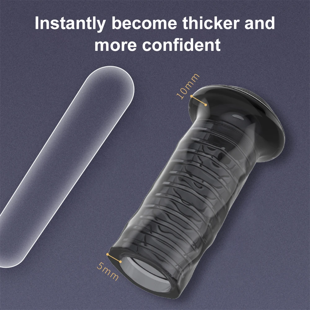 Cock Ring Reusable Silicone Delay Ejaculation Stronger Erection Sex Toys Supplies Nozzle Ring Cock Sex Toys For Men Glans Bare