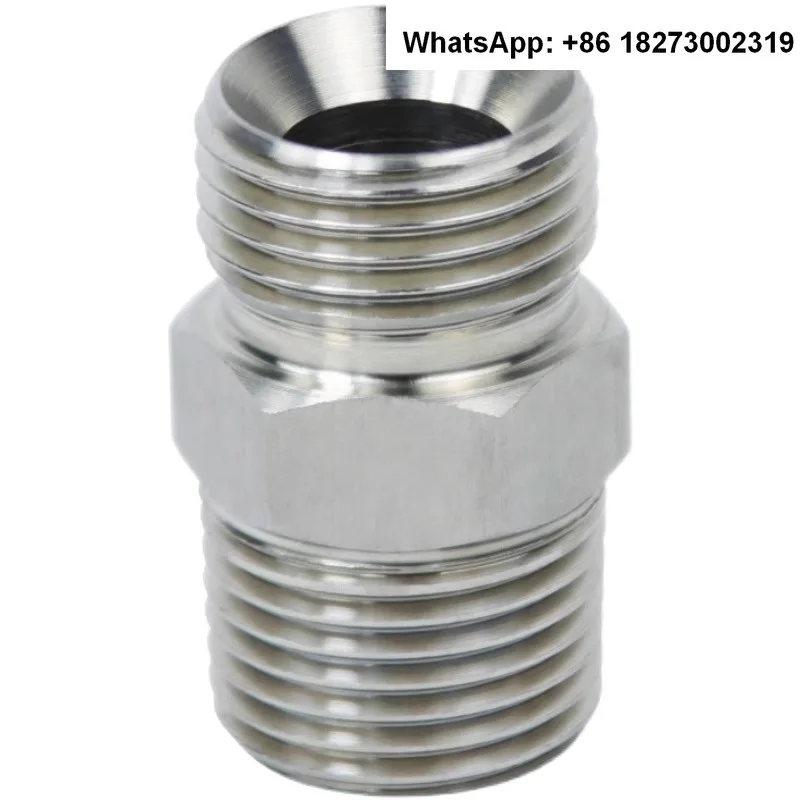 C-type external thread horn mouth to wire concave corrosion-resistant high-pressure explosion-proof transition joint