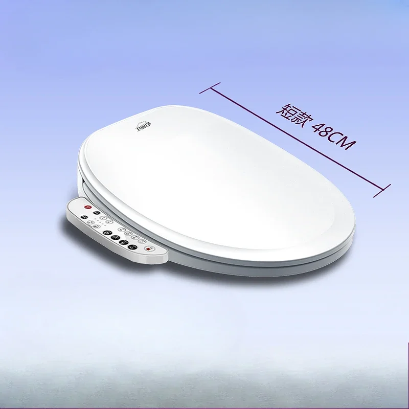 Smart Toilet Cover Fully Automatic Small Size Electric Heating and Flushing Instant Hot Flip Seat Cover Accesorios Baño