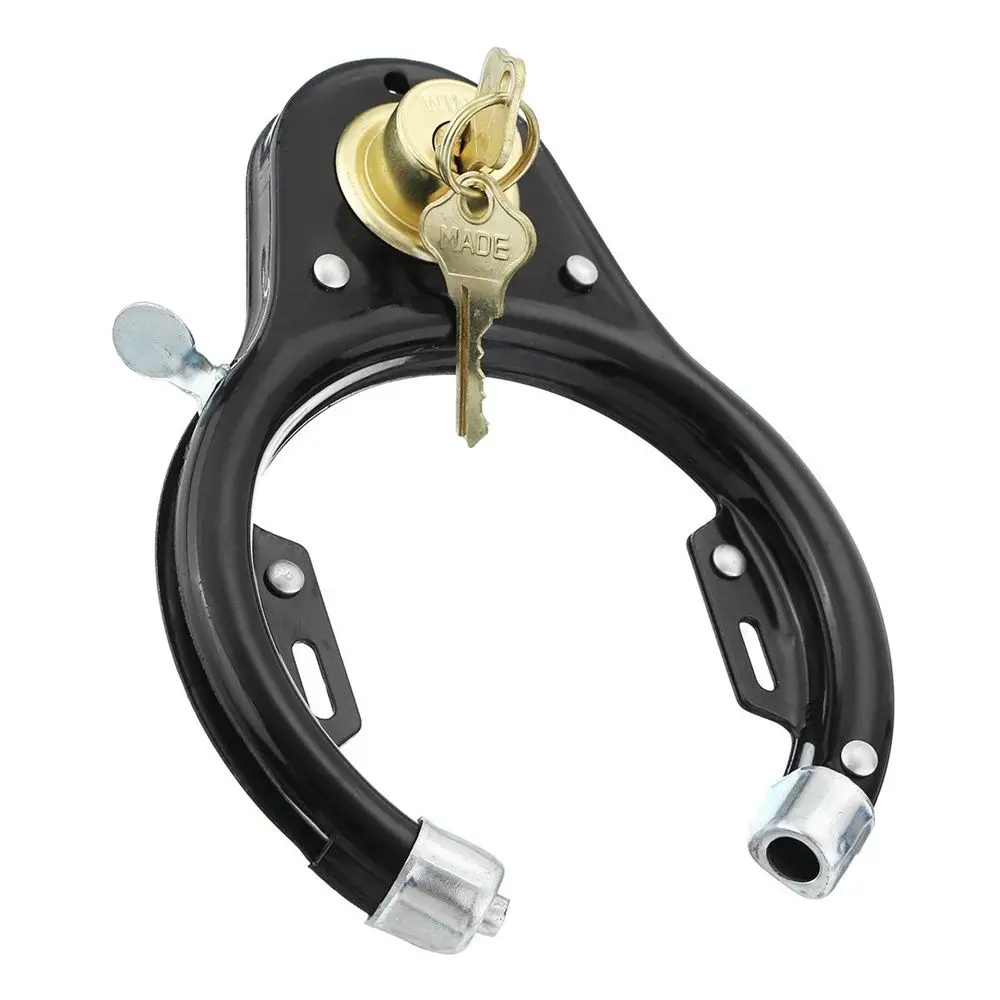 

Bicycle Accessories Vintage Anti-Theft Cycling with Key Motorbike Security Wheel Lock Bicycle Supplies Bicycle Lock Bike Locks