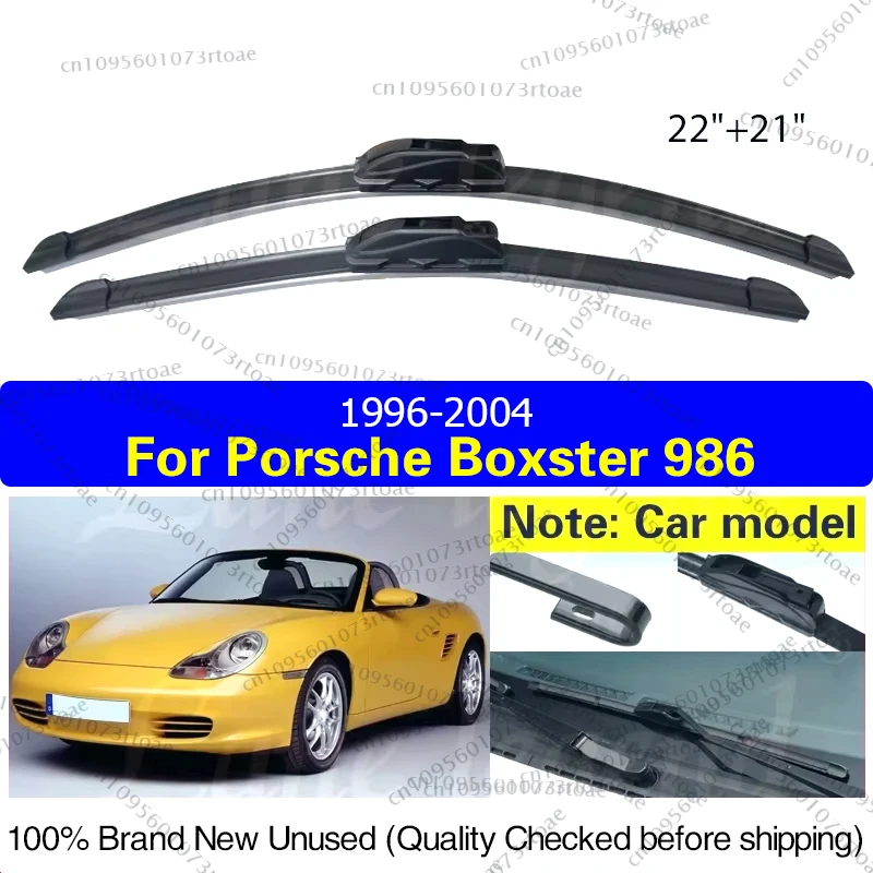 

Car Wiper Blades For Porsche Boxster 986 1996 - 2004 Rubber Windshield Windscreen Front Window Blades 22"+21" Car Accessories