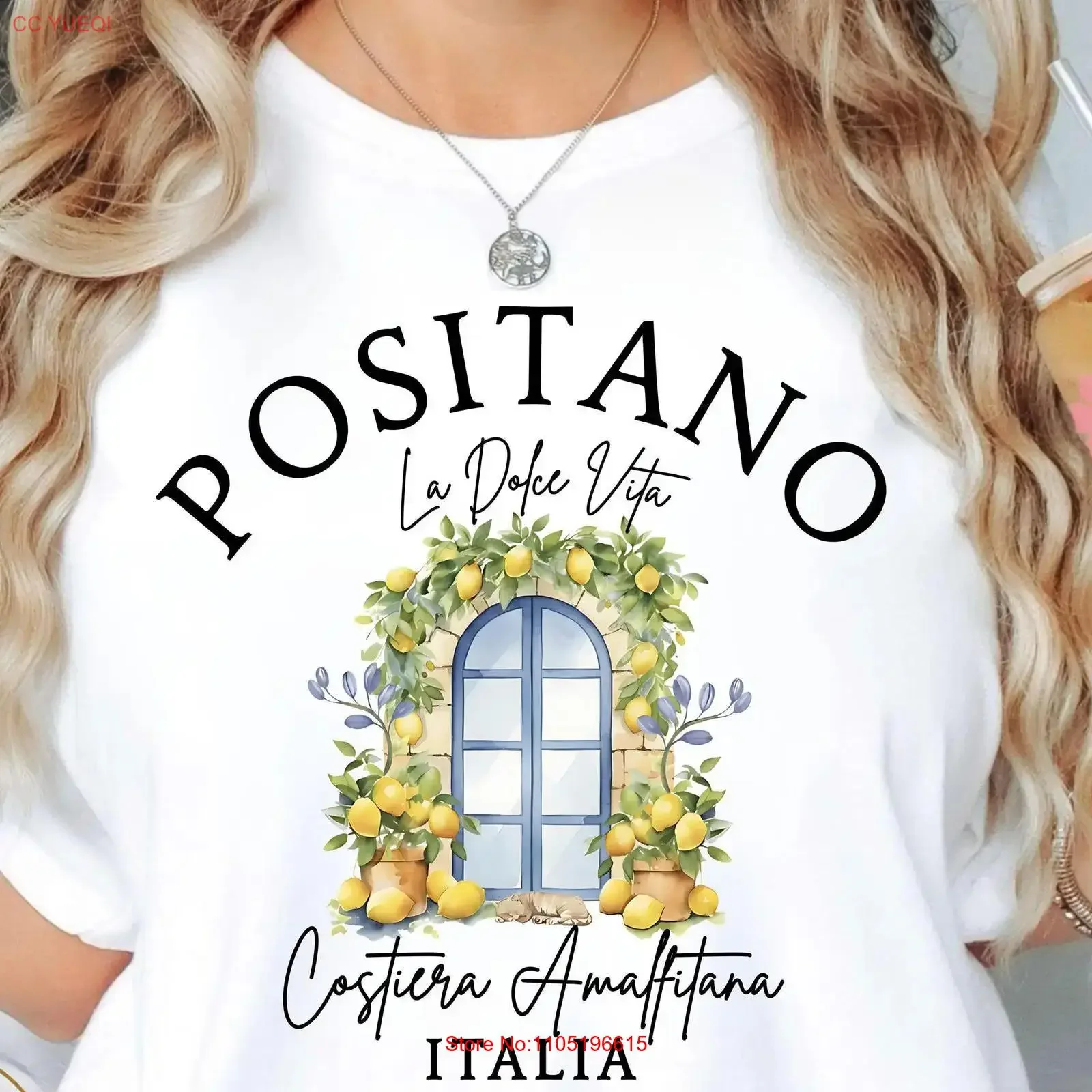 Positano T Shirt Amalfi Coast Italian Vacation Souvenir Sorrento Lemon La Dolce Vita Costiera Amalfitana Italy vintage Washed