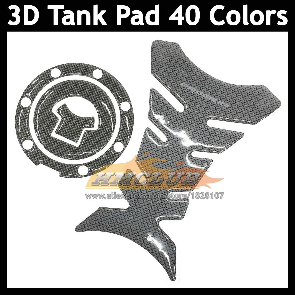 3D Carbon Fiber Tank Pad For HONDA CBR600FS CBR600 CBR 600 F4 600F4 FS CBR600F4 99 00 1999 2000 Gas Tank Cap Protector sticker