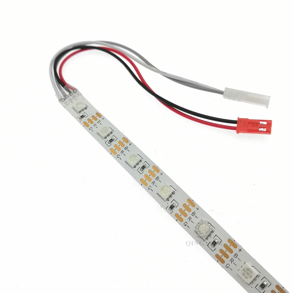 1 m/rolka SMD5050 listwy RGB LED 50 led/metr 220-260mA prąd stały elastyczne światło taśma do naprawy lub wymienić żyrandol