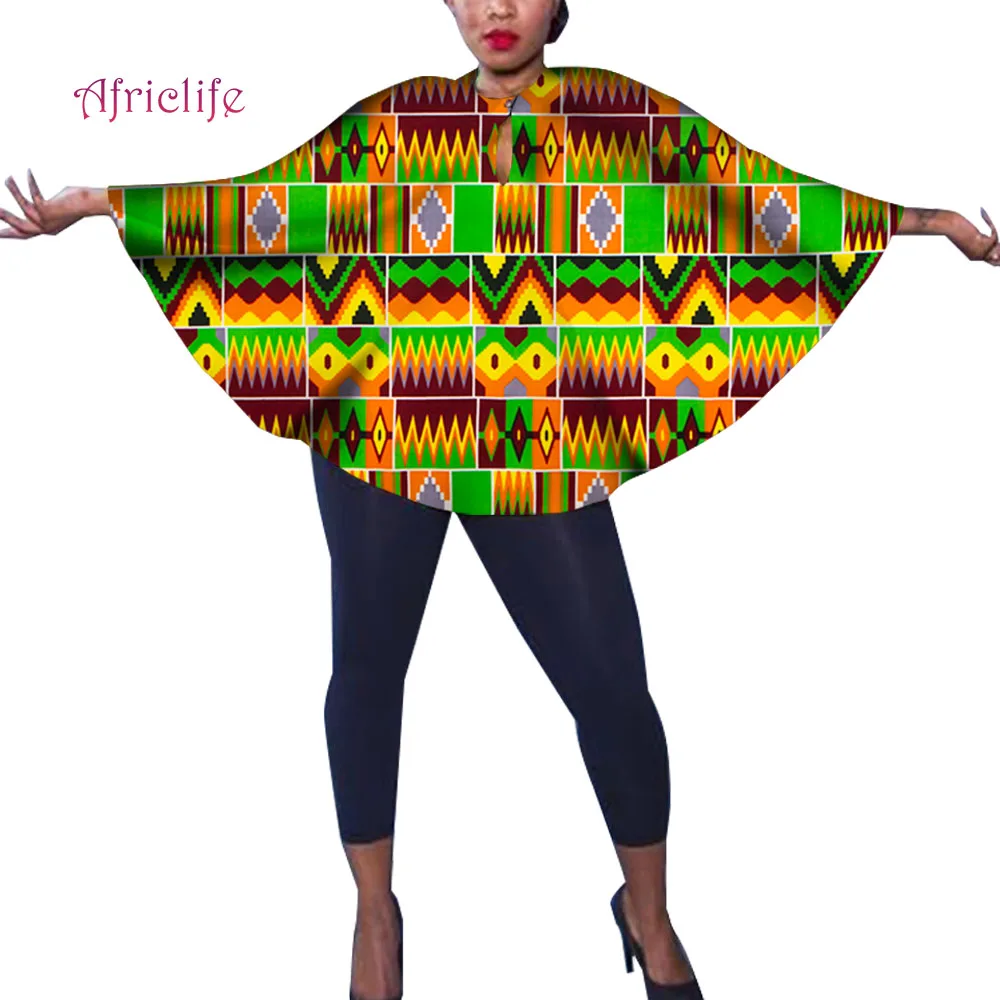 New Africa Women Bazin Riche Dashiki Shawl Top African Print Tops Shirt Plus Size Women Shawl Clothes Accessory SP114