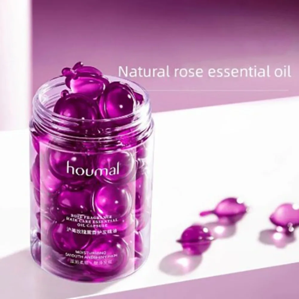 

Восстанавливающие капсулы с розами для волос Эфирное масло для волос Гибкость Капсулы с эфирным маслом Экстракты растений Кератиновое масло Питание