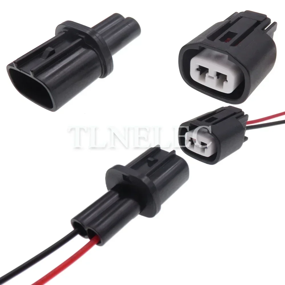 2 Pin Way Auto ABS Sensor Sealed Connector With Wires Car Brake Induction Sockets For Toyota 6189-0706