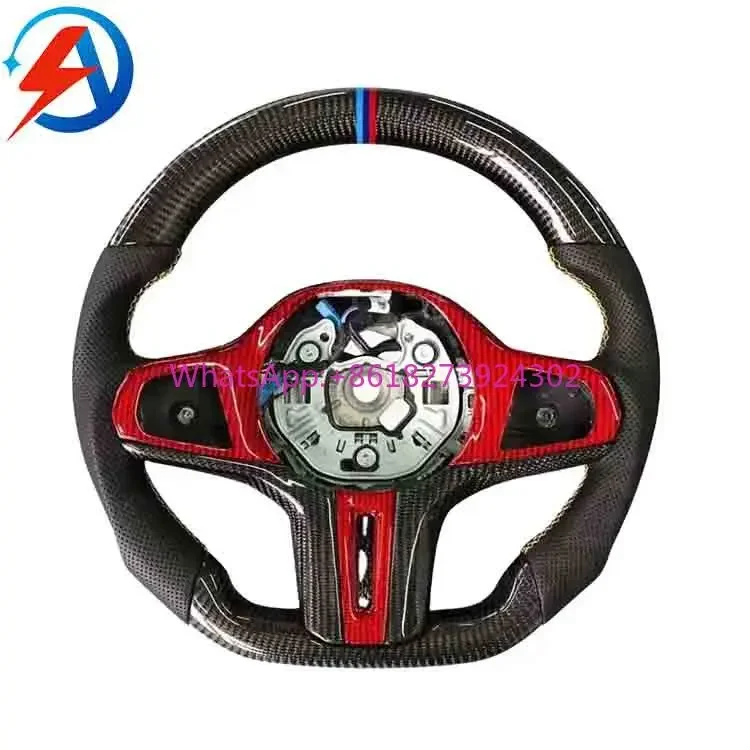 

Car Steering Wheel for Bmw G30 G11 G12 5 7 Series M Sport Custom Leather Carbon Fiber Steering Wheel
