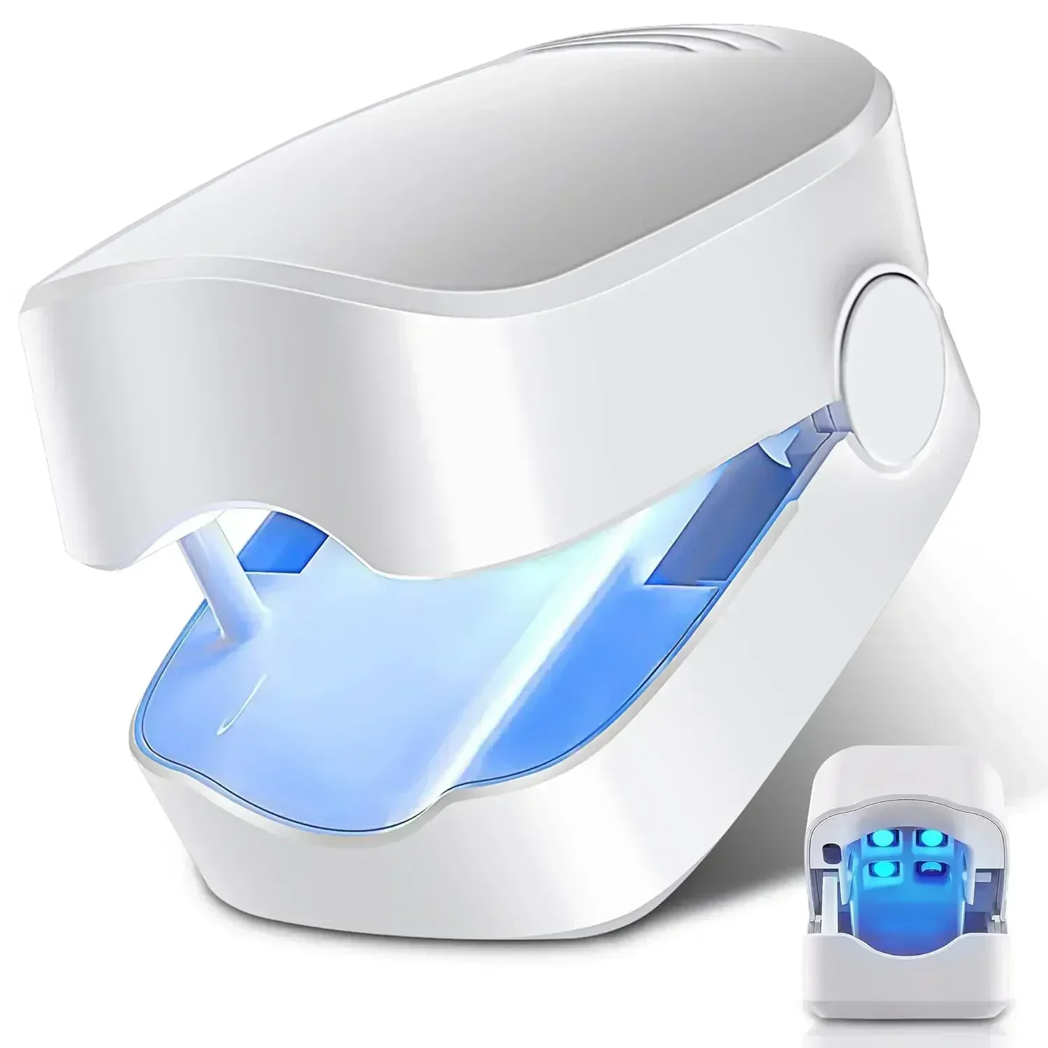 Nail Fungus Remedy LED Light Device, solução eficaz conveniente unha fungo para unhas dos pés, danificados e descoloridos e Thic