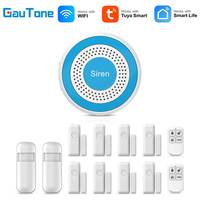 Smart Home DIY Security System TUYA WIFI Wireless Door Alarm System Door Window Sensor Work with Alexa