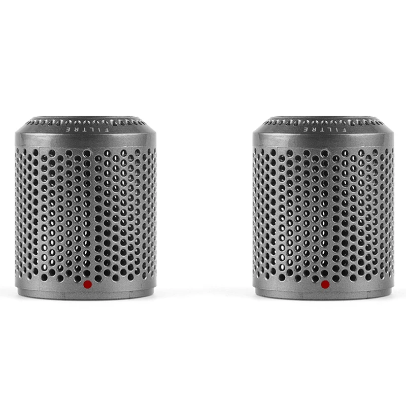 2X Suitable for Dyson Hair Dryer HD01 HD03 HD08 Dustproof Outer Filter Cover Vacuum Cleaner Accessories Bright Grey