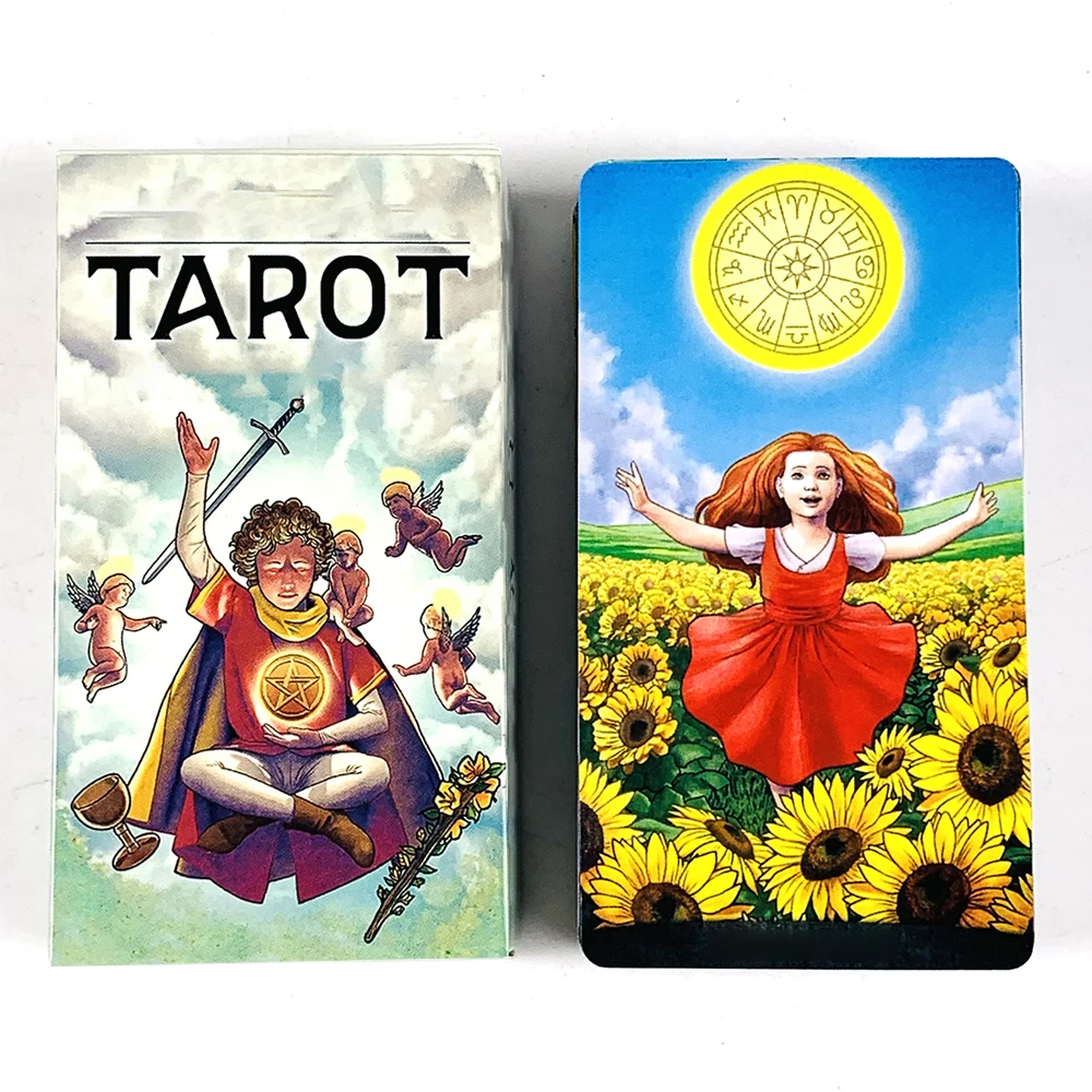 New Tarot Cards 78-Card Deck Tabletop Cards Of Group Games For Parties Precognition & Divination Meditation & Gifts
