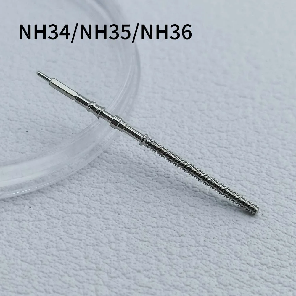 10 pçs/3 pçs movimento relógio haste de aço coroa kit peças relógio para nh34 nh35 nh36 vk63 movimento relógio haste peças reposição alta qualidade