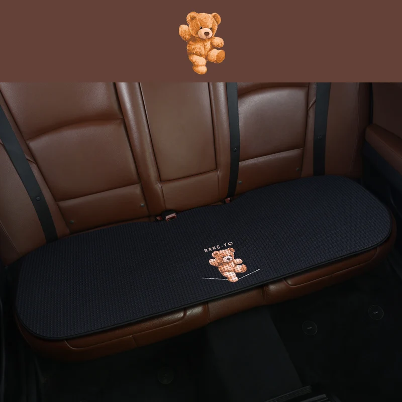 Car cushion four seasons universal single-chip rear car cushion cartoon car cushion cute female personality cool bear cushion.