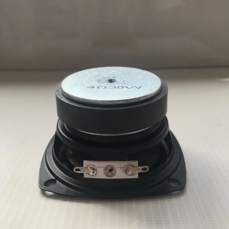 SOTAMIA 미드레인지 베이스 스피커, 고무 가장자리 멀티미디어 오디오 스피커, DIY 미니 베이스 스틸 캐논 우퍼, 3 인치, 78mm, 4 Ohm, 30W, 1 개