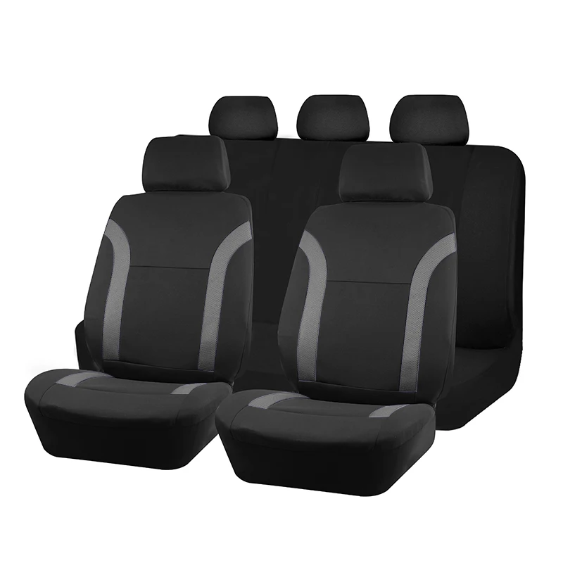 Universele ademende autostoelhoezen Air Mesh-stof splitsen met polyester geschikt voor de meeste auto-Suv-accessoires interieur