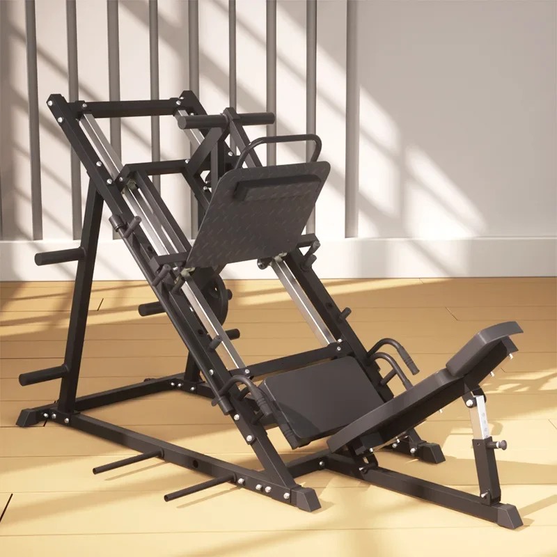 Treadle Machine Trainer Leg Strength Squat Rack Leg Exercise Equipment Commercial Gym 45 Degree Oblique Squat Machine