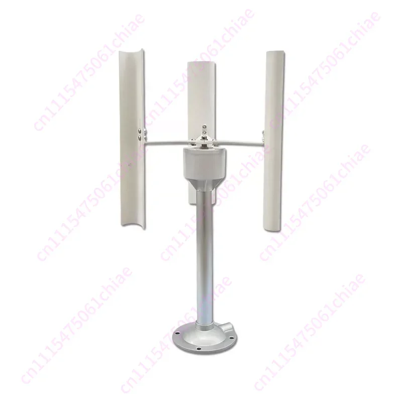 New vertical axis wind turbine model, three-phase permanent magnet generator, windmill toy night light production DIY