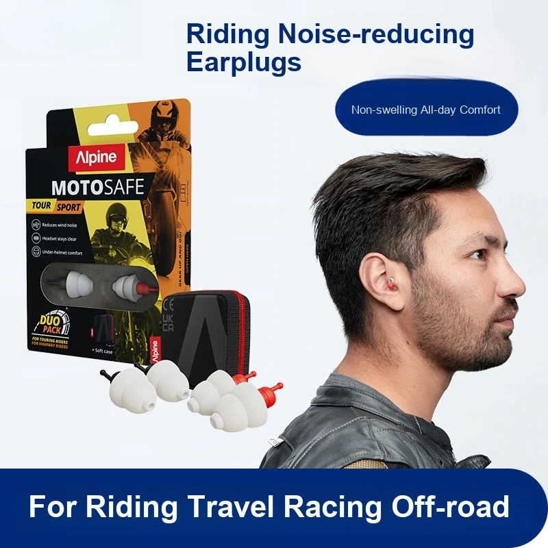 Motorcycle Noise Reduction Safety Earplugs for Ear Protection Suitable for Competition Driving and Road Riding