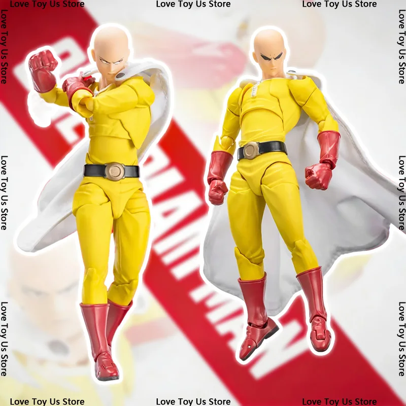 

Amazing Yamaguchi Revoltech Saitama Action Figure – ONE PUNCH-MAN PVC Statue by KAIYODO – Anime Model Collectible Gift