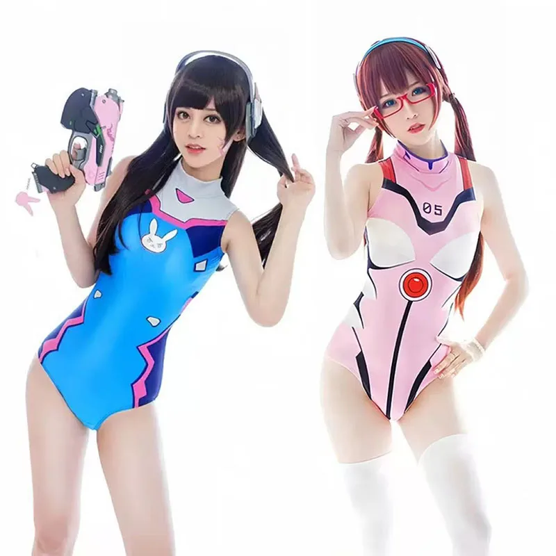 

Anime Cosplay Swimsui Tankini Swimsuits Women/Girls Sexy Bikini Swimwear Bodysuit 3D Printin Jumpsuits Cosplay Costumes