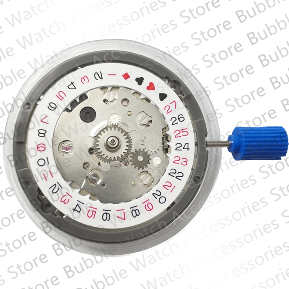 Watch Parts High Accuracy 24 Jewels Original Japan Self-winding Mehchanical Automatic White GMT NH34A NH34 Movement