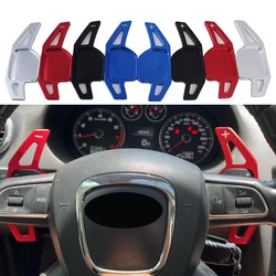 Paddle Shifter for Audi A3 A4L A5 A6 A7 A8 S5 Q5 Q7 aluminum alloy Car Steering Wheel Shift Paddle Cover Shifter Extension 2pcs
