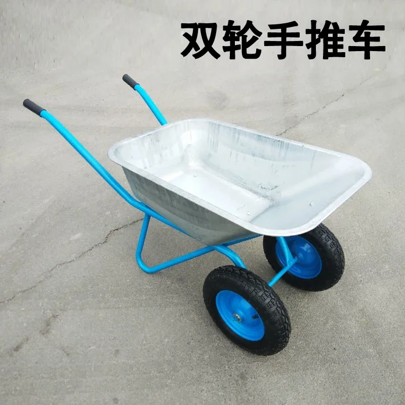 Agricultural single-wheeled trolley single-wheeled truck pushing sand and soil garden garbage construction greenhouse