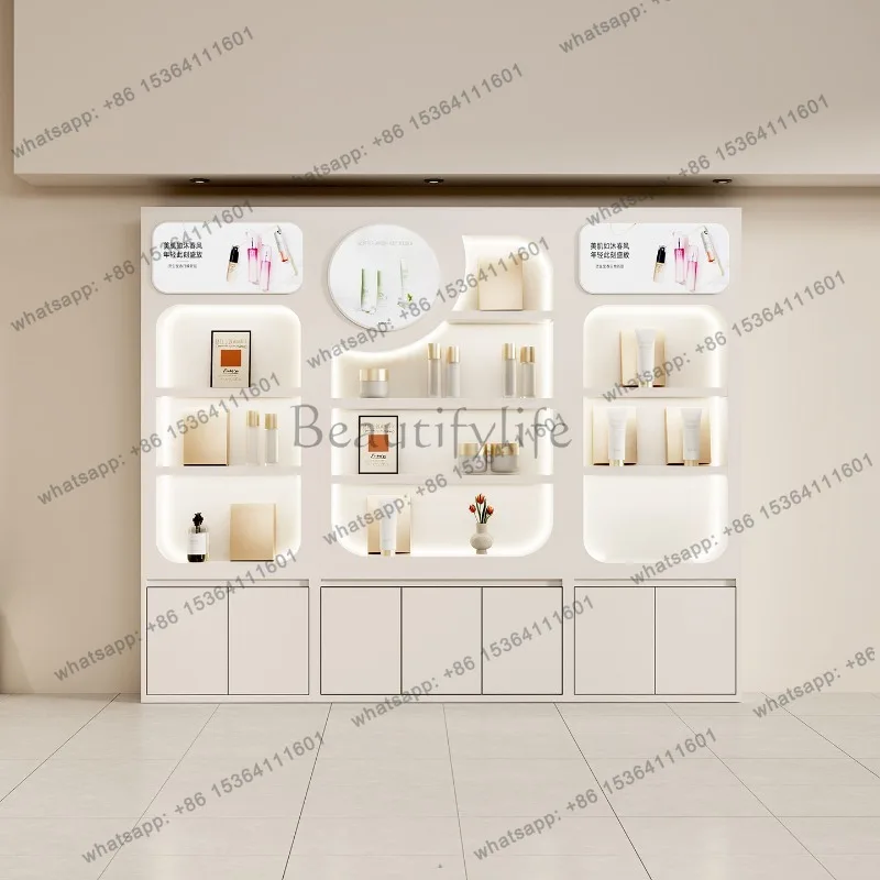 PG Nordic High-end Beauty Salon Display Cabinet High-end Cosmetic and Skin Care Products Display Rack Commercial Furniture FYMC