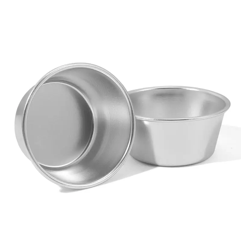 wilwill 20 Pieces Individual Molds Pudding Molds Cups Mini Chocolate Molten Pans Non-Stick Cupcake Cake Cookie Pudding Mold