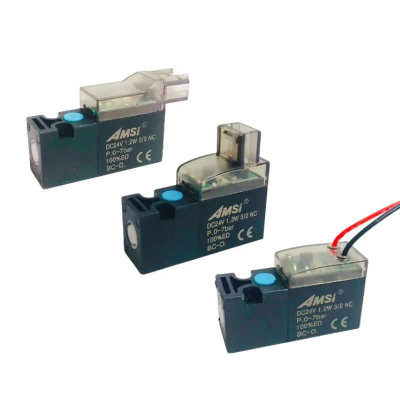 10pcs HF 10mm Mini Solenoid Valve 2/3-Way Vacuum Vibrator Pneumatic Mini Flow Control 24V/12V/6V Micro vacuum solenoid valve