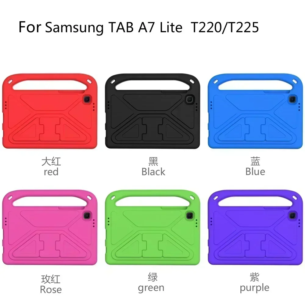Voor Samsung SM-T220 case A7 Lite 8.7 "T225 EVA schokbestendig tablet Stand Coque Cover voor Galaxy Tab A7 Lite 8.7 (2021) SM-T225