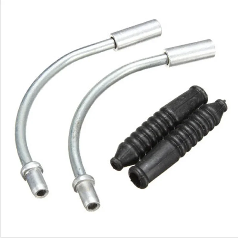 Mountain Bike Brake Noodles Bicycle Accessories For V-brake Guide Pipe Cable Guide Bend Tube Pipe Aluminum Alloy Pipe