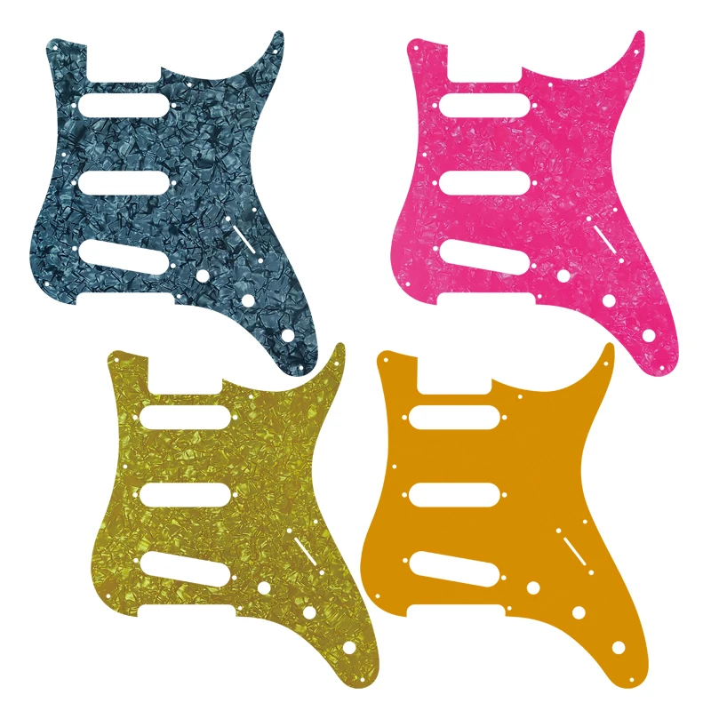 Fei Man Custom Guitar Parts - For Paul Reed Smith PRS SSS 8 Screw Electric Guitar Pickguard Cratch Plate Multicolor Choice