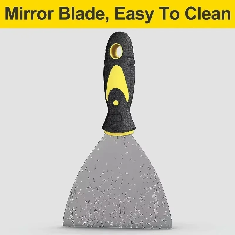 2/3/4/5 Inch Carbon Steel Putty Knife Scraper, Multi-Size Spatula, Paint and Wall Repair Tool, Essential for Household and Indus