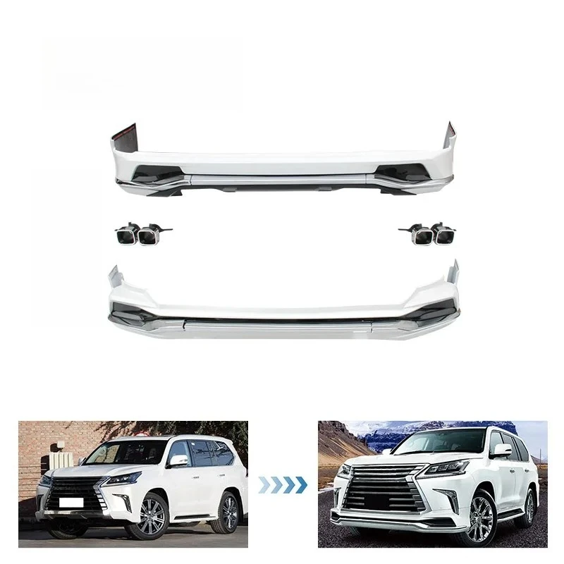 

ZAIQU 2016 LX570 Car Parts and Accessories Facelift Body Kit for 2016 LX570 Upgrade M Model Bumper Lip
