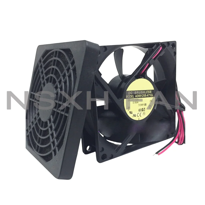 Nowy AD0812XB-A71GL 8CM 8025 DC12V 0.55A wentylator chłodzący ATX