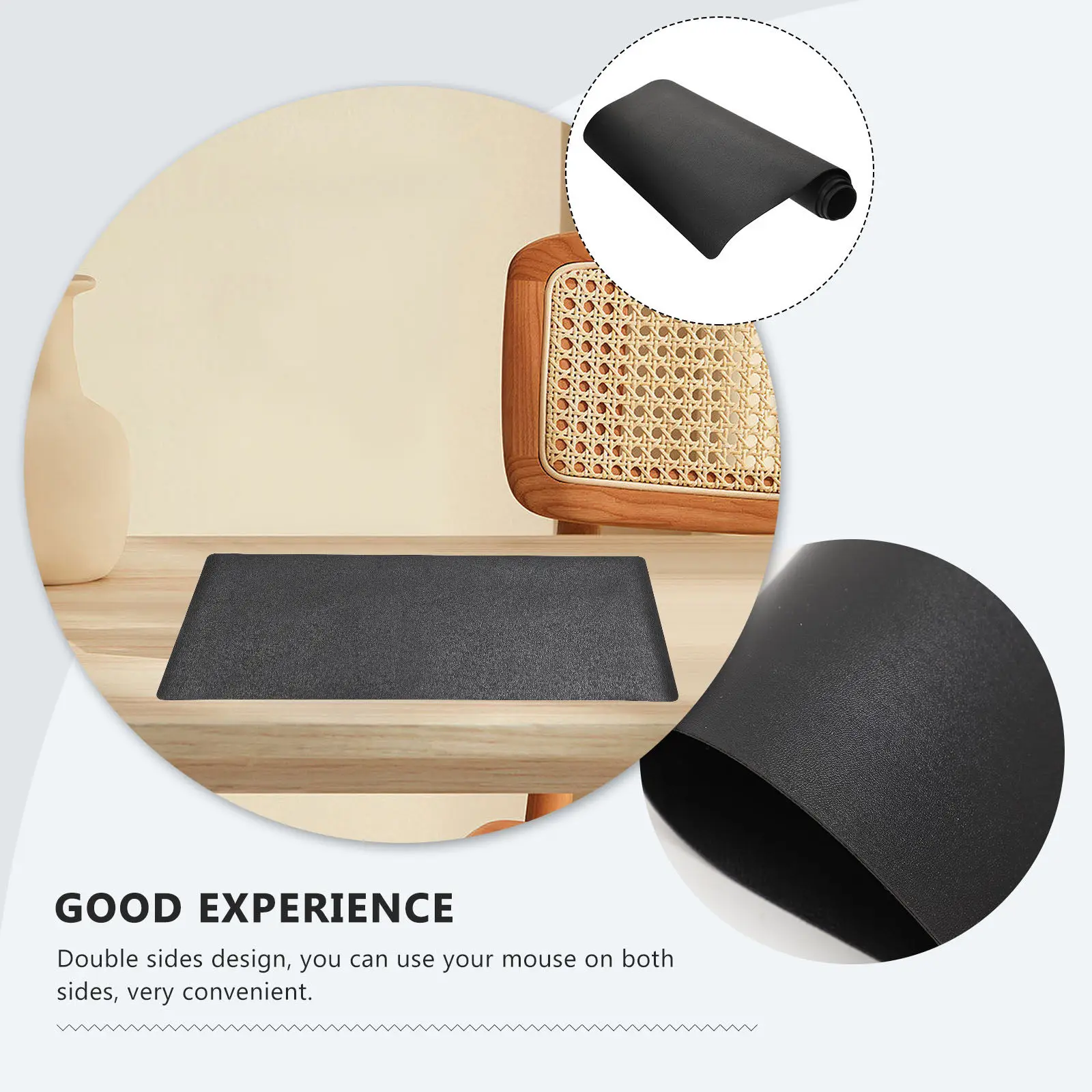 

Водонепроницаемый коврик для мыши с двойной поверхностью, современный игровой коврик для компьютера, противоскользящий дизайн для офиса и дома