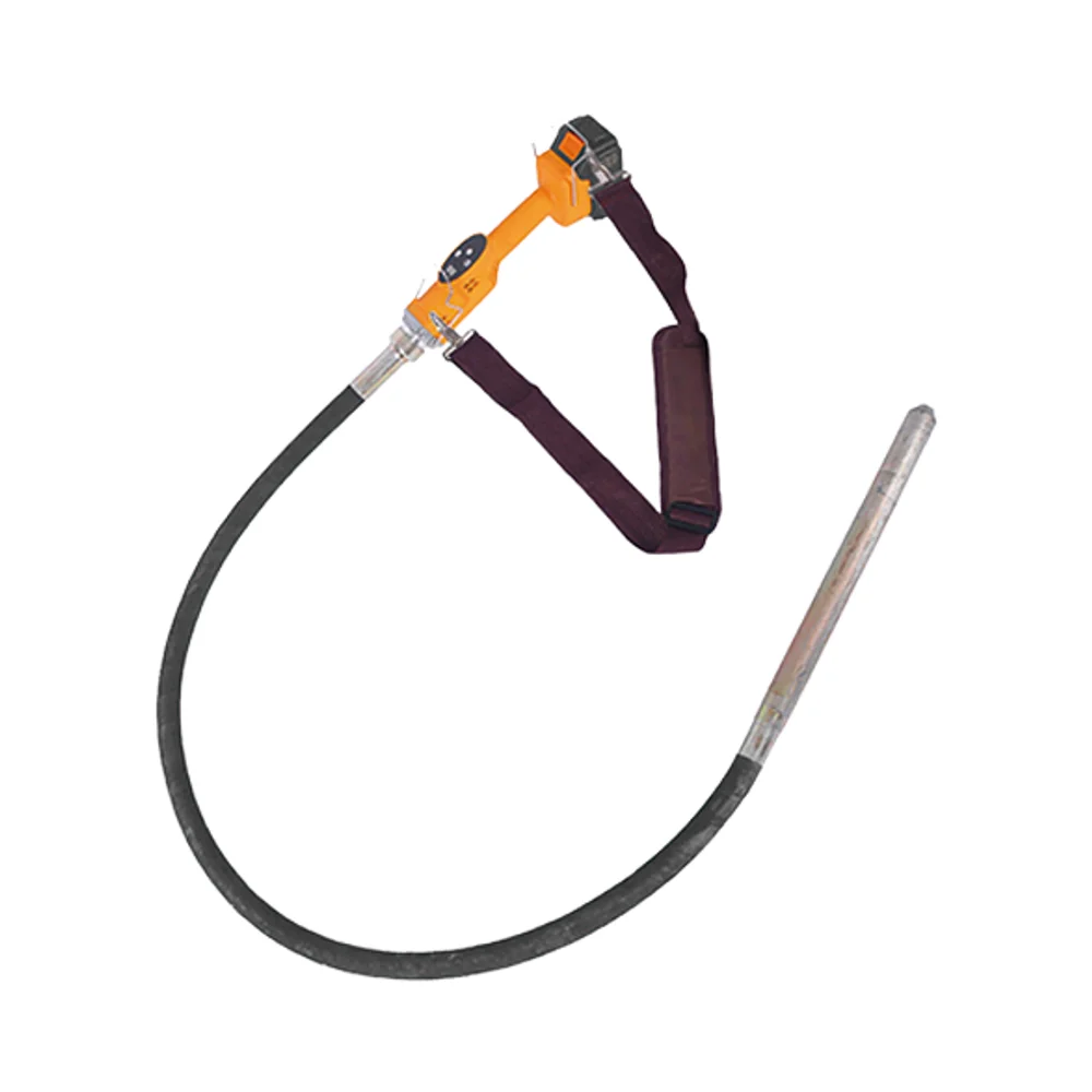 Latest Small Rechargeable Portable Concrete Vibrator Electric Inserted Mortar Cement Vibrator Machine Lithium Digital Display