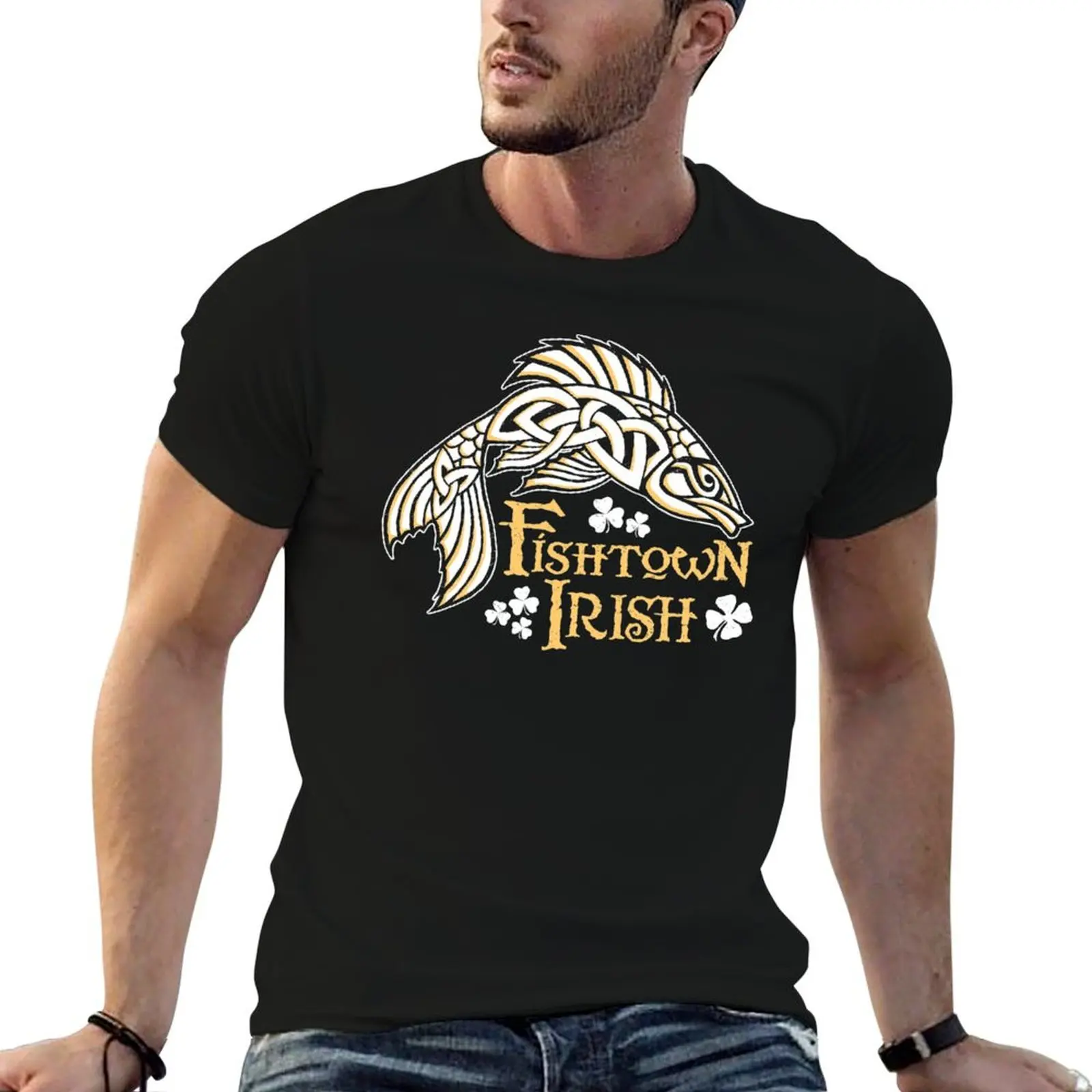Fishtown Irish (Celtic Fish) T-Shirt Holiday All Match T-Shirt