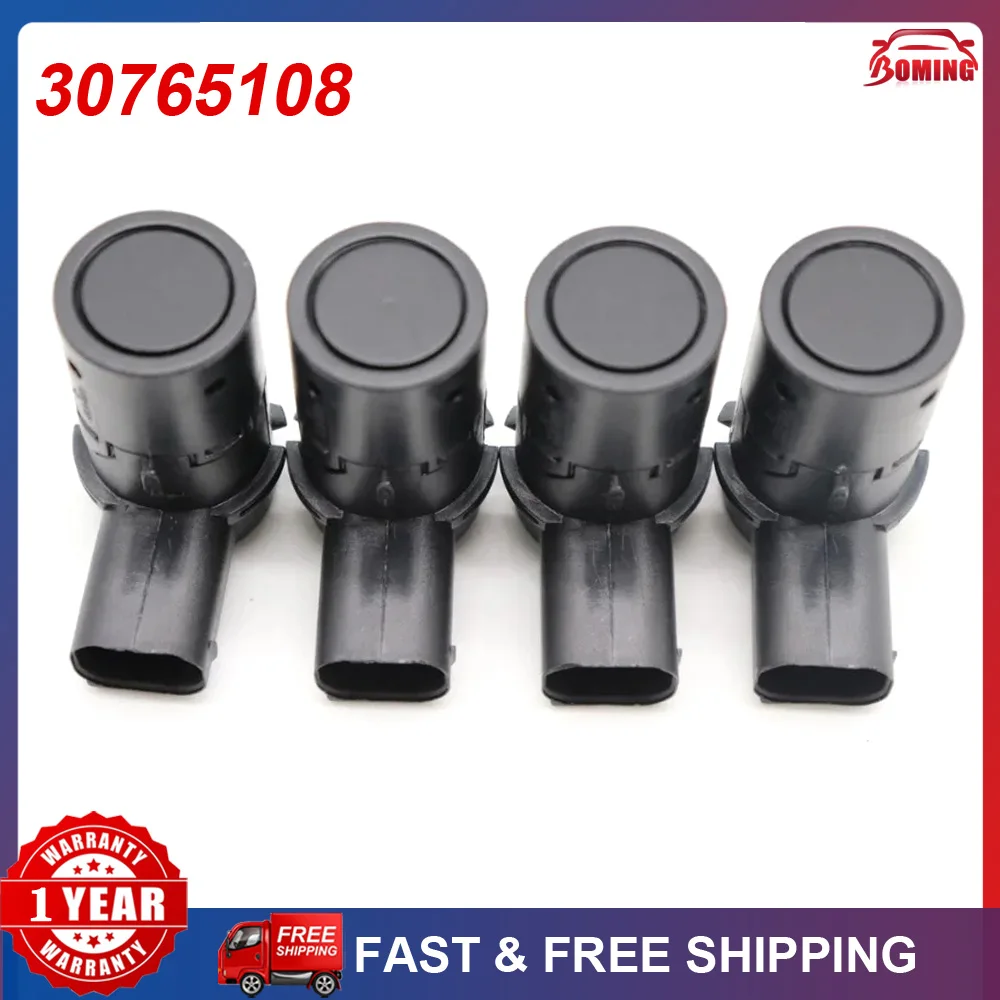 

4PCS New Car PDC Parking Sensor 30765108 For Volvo S40 S60 S80 C70 V50 V70 V70x XC90 XC70 SAAB 9-5 30668099 30668100 30765408