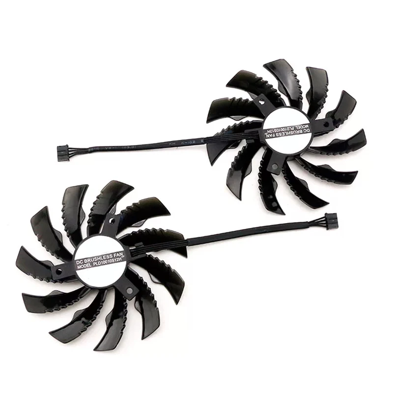 2Pcs 95MM PLD10010S12H DC12V 0.30A 4Pin GPU Cooling Fan Replacement For Gigabyte RTX3050 RTX3060 RTX3060Ti EAGLE OC Cooler