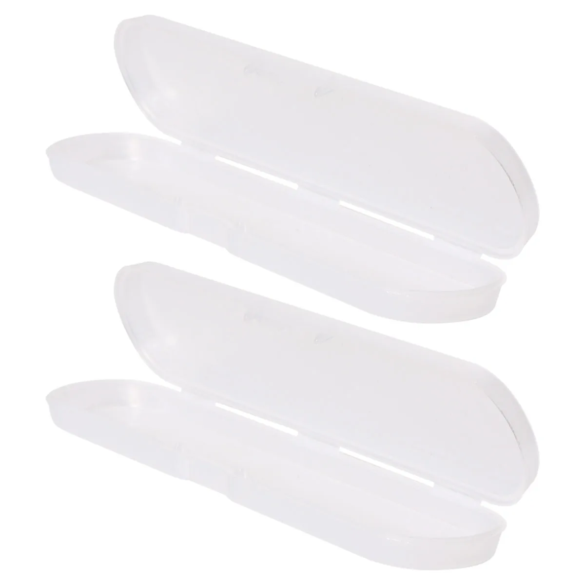 

2pcs Digital Thermometer Box Plastic Lightweight Portable Case Small Thermometer Box Small Gift Packaging