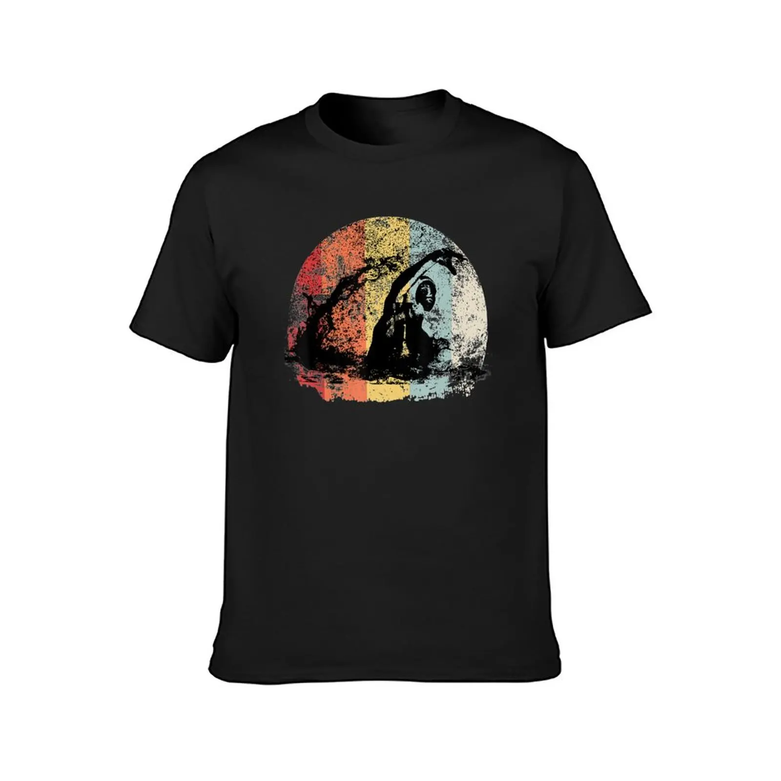 Retro Water Polo Vintage Waterpolo Player Sunset T-Shirt cute tops hippie clothes quick drying T-shirts for men cotton